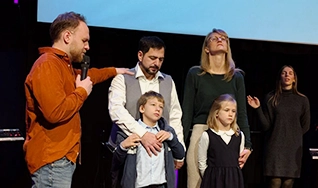 Segnung der Familie Wolf